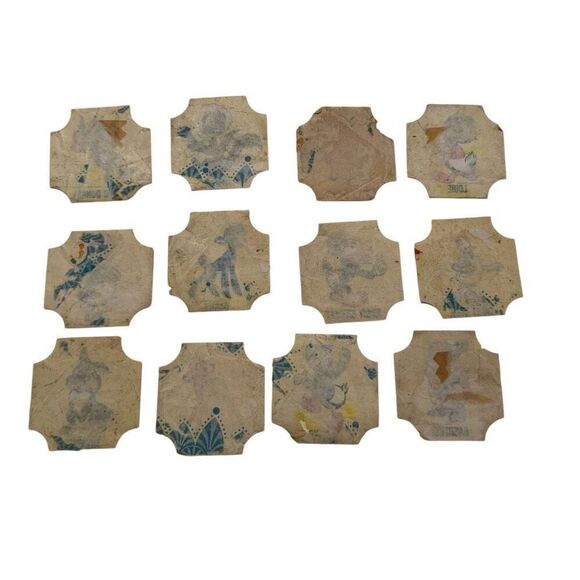 VTG  DISNEY BREAD END LABELS DONALD DUCK Lot Of 12 Jet Pilot, Bambi, Flower etc - Picture 5 of 7